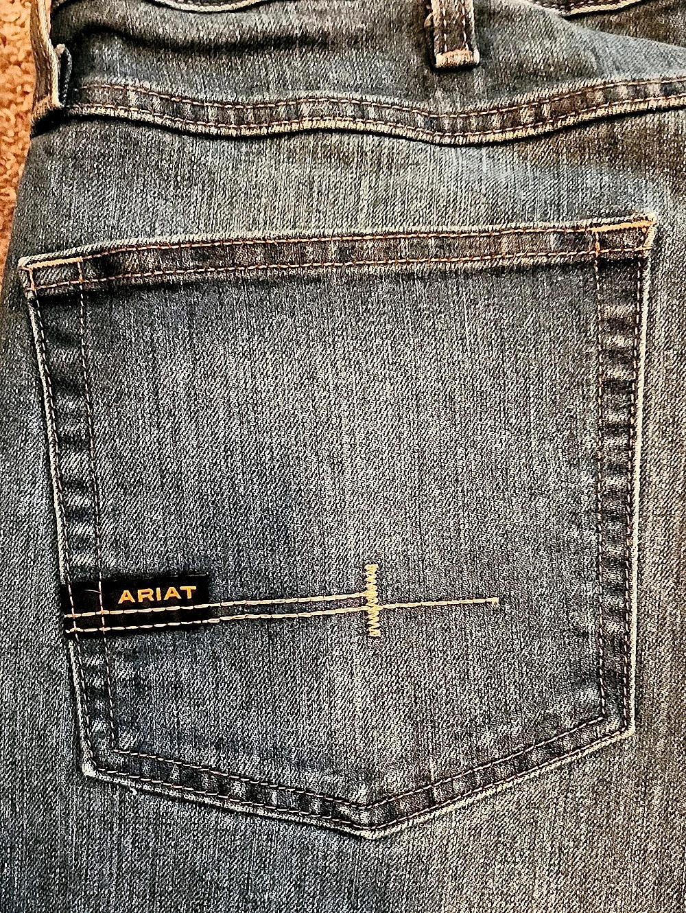 Ariat Rebar M4 Relaxed DuraStretch Boot Cut Jeans Boot Cut Jeans Waist 42/34 - Picture 4 of 7
